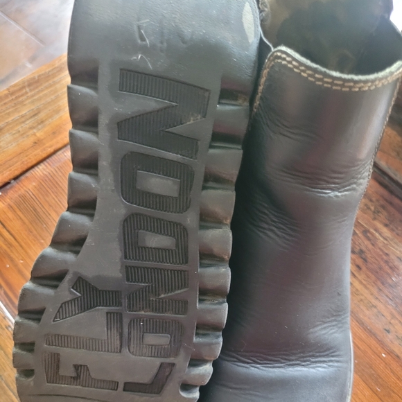 FLY ladies black leather bootie 36 - Picture 4 of 6